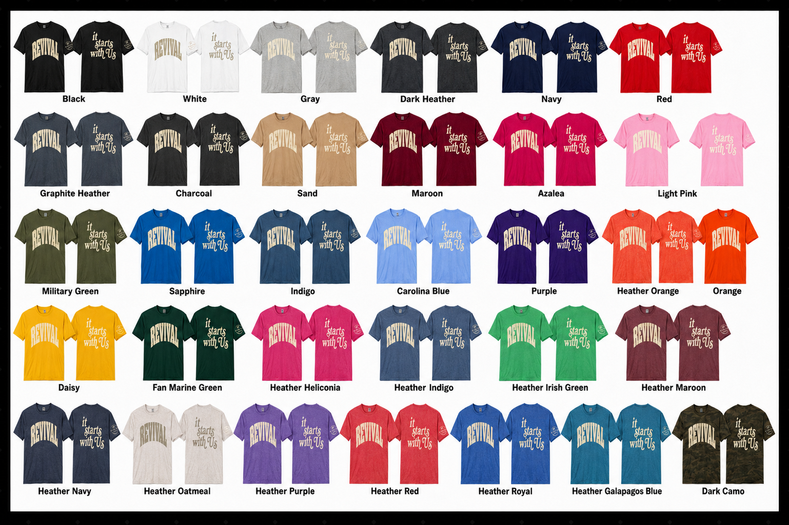 Revival - It Starts with Us | Gildan SoftStyle | Youth T-Shirts