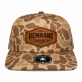 Remnant Camo Hat w/ Brown Badge