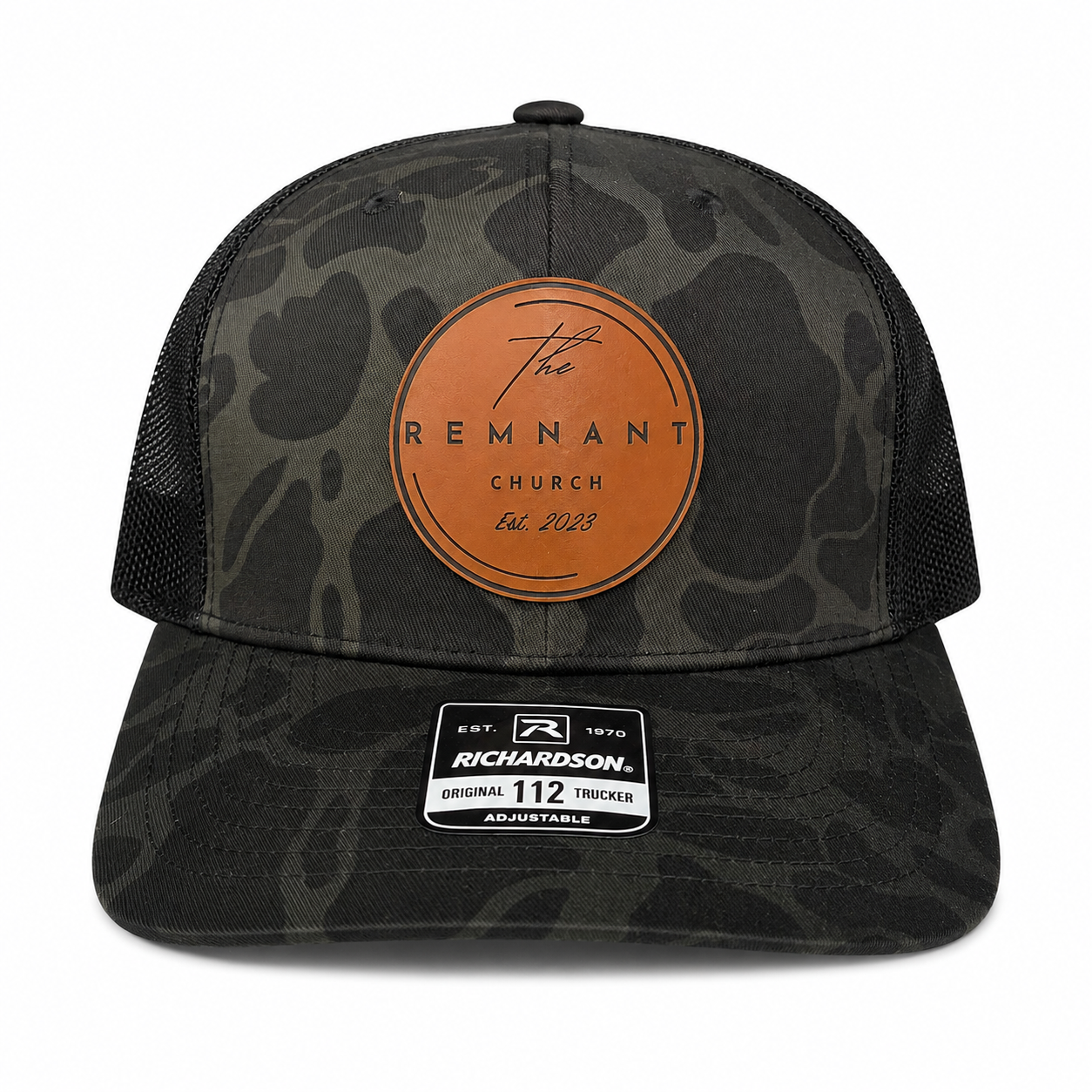 Remnant Black Camo Hat w/ Brown Patch
