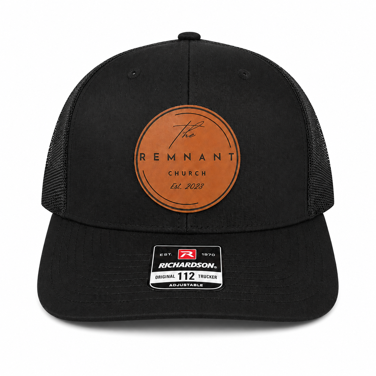 Remnant Black Hat w/ Brown Patch