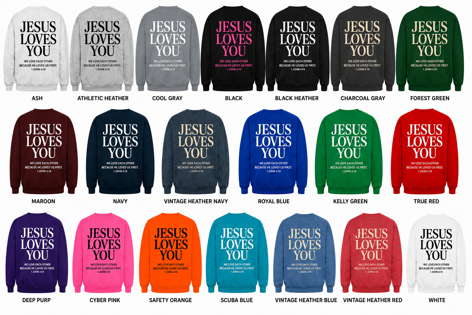Jesus Loves You | Sweatshirts
