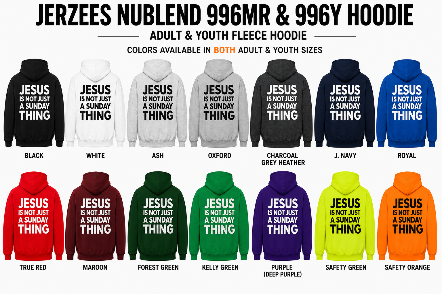 Jesus Is Not Just a Sunday Thing | Hoodie