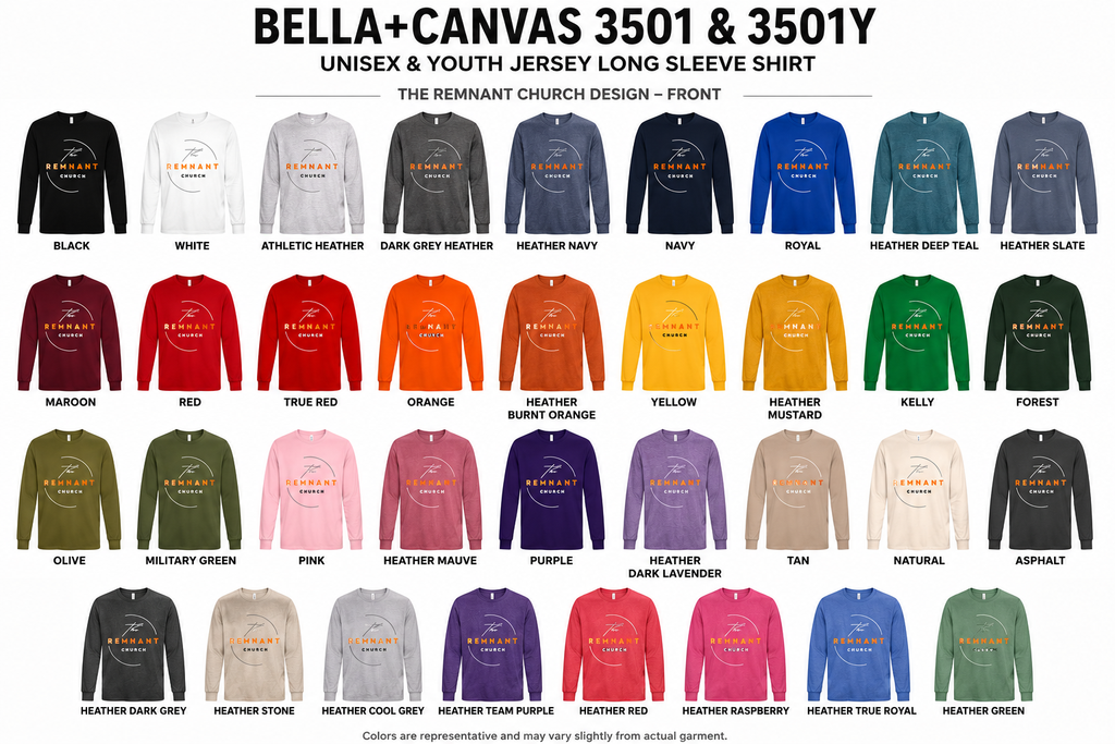 The Remnant Church Small Logo | Long-Sleeve Shirt