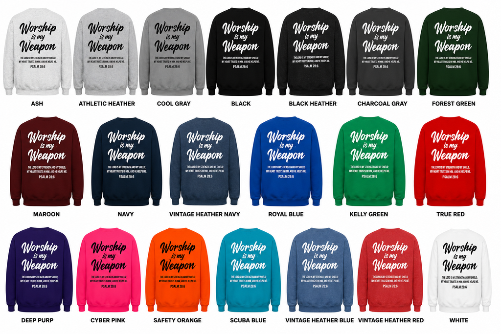 Worship is My Weapon | Sweatshirts