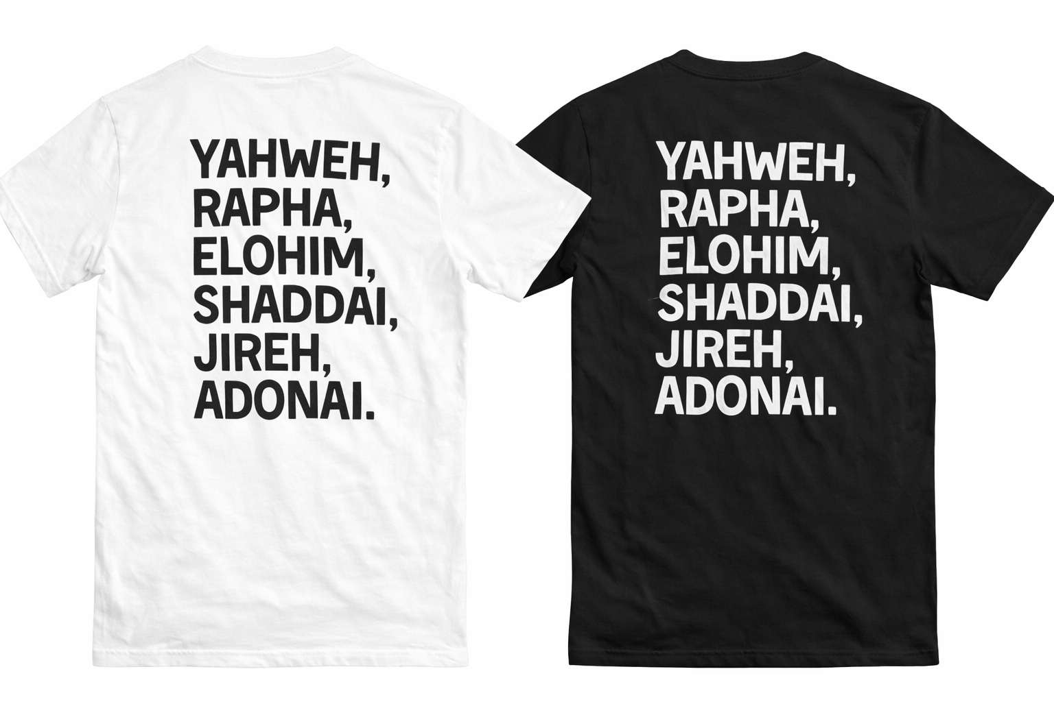 Yahweh, Rapha, Elohim, Shaddai, Jireh, Adonai | Youth T-Shirts