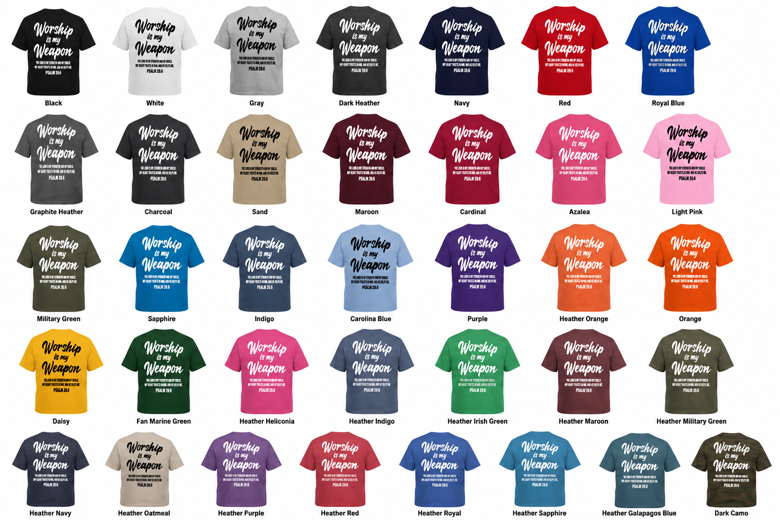 Worship is My Weapon | Youth T-Shirts
