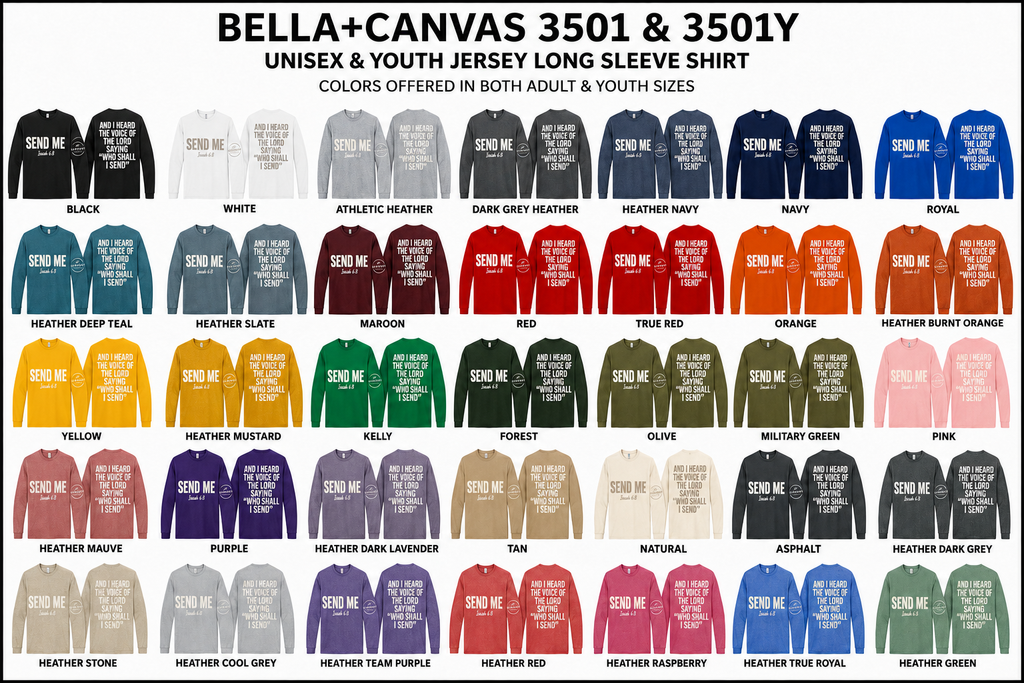 Who Shall I Send - Send Me | Long-Sleeve Shirt