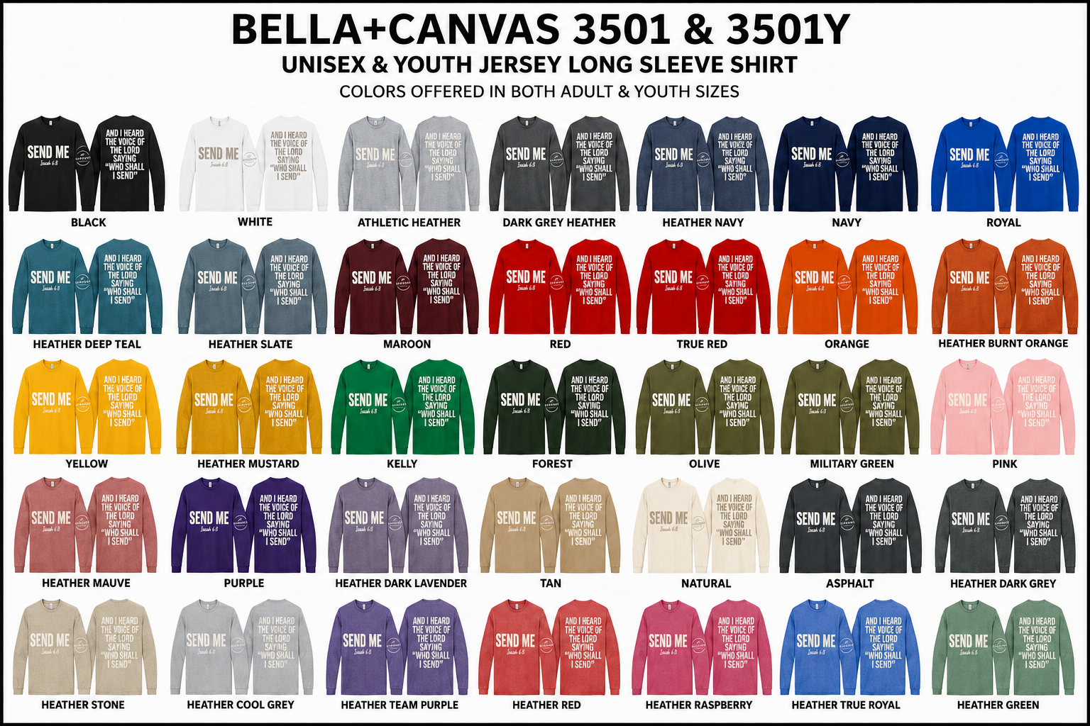 Who Shall I Send - Send Me | Long-Sleeve Shirt
